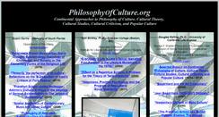 Desktop Screenshot of philosophyofculture.org